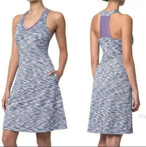MPG Purple and Gray Racerback Travel Dress S like new - Picture 1 of 6